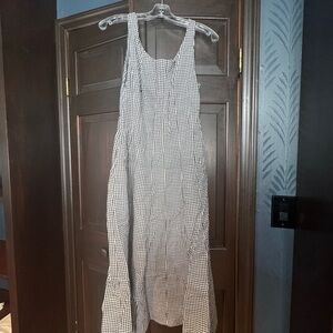 a new day Black and White Gingham Maxi Dress